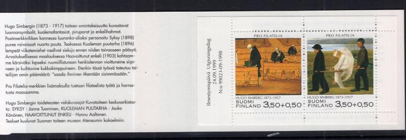 Finland B263 Paintings Booklet MNH VF