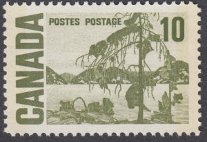 Canada - #462p - 10c Centennial Issue Jack Pine, W2B Tagged, DEX Gum - MNH