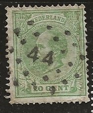 Netherlands ==  Scott # 28 - Used