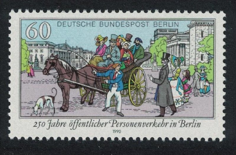 Berlin 250th Anniversary of Public Transport in Berlin 1990 MNH SG#B837