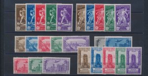 1930 Agricultural Institute - Giri Coloniali - 25 values for the Four Colonies -