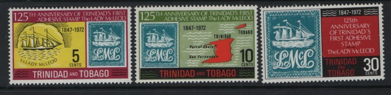 TRINIDAD & TOBAGO,  216-218   MINT HINGED