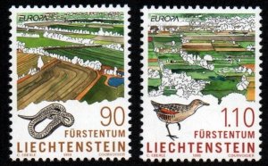 Liechtenstein # 1136 - 1137 MNH