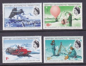 British Antarctic Terr (BAT) 20-23 MNH 1969 25 Years Scientific Work