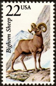 United States 2288 - Mint-NH - 22c Bighorn Sheep (1987) (cv $1.00)