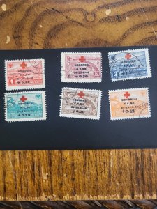 Stamps Albania Scott #B28-33 used