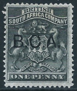 British Central Africa, Sc #1, 1d MH