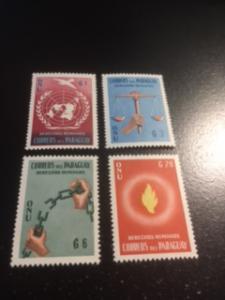 Paraguay sc 565-568 MNH comp set