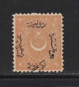 Turkey stamp #23, MH partial gum,   CV $200.00