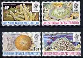 British Indian Ocean Territory 1972 Coral perf set of 4 u...