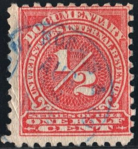 R206 1/2¢ Documentary Stamp (1914) Used