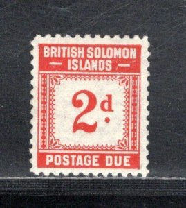 SOLOMON ISLANDS  SC# J2  FVF/MOG
