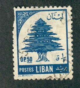 Lebanon #296 used single