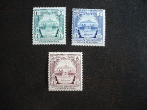 Stamps - Burma - Scott# 99-101 - Mint Hinged Part Set of 3 Stamps