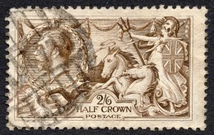 1919 Great Britain 2sh6p George V Britannia Stamp #179 CV $70