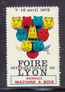 Herve Morvan - Poster Stamp - Lyon Fair 1973