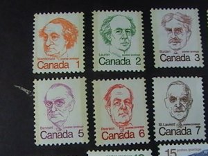 CANADA # 586 - 601-MINT NEVER/HINGED---COMPLETE SET----1972-76