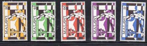 MALAWI #142-146 1970 CHRISTMAS MINT VF NH O.G