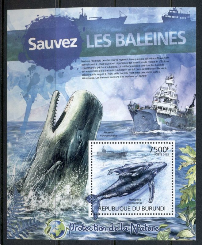 Burundi 2012 Save the Whales MS MUH