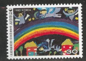 Korea Scott 1230 MNH** 1980 angel stamp