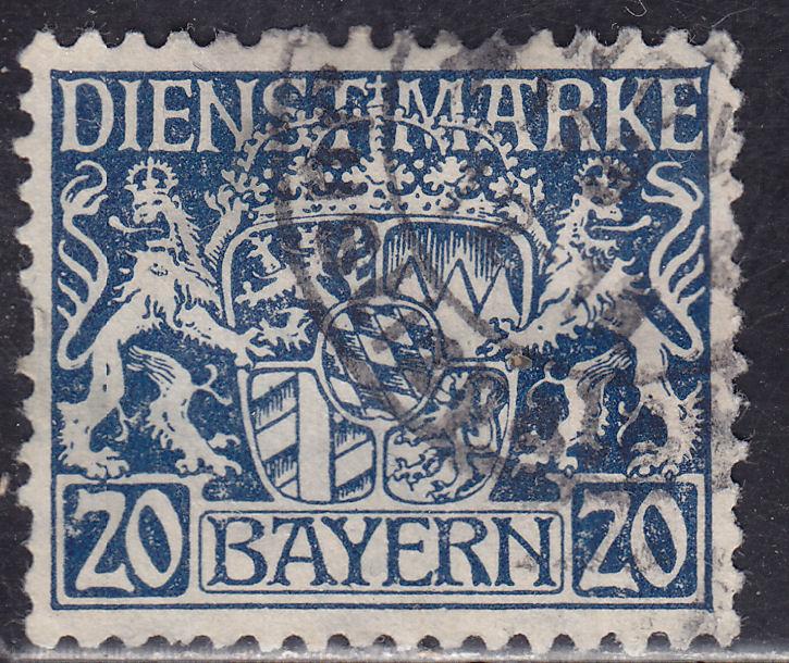 Bavaria O14 Coat of Arms 1917