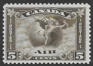 Canada C-2  1930  5 cents  VF  Mint  NH