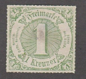 Germany - Thurn & Taxis # 56, Numeral - Rouletted, Unused