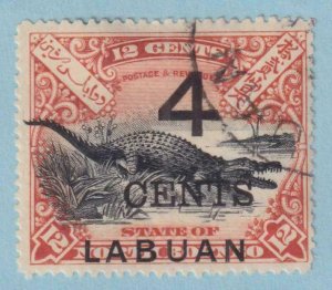 LABUAN 90  POSTALLY USED - NO FAULTS VERY FINE! - (PO) - TWV