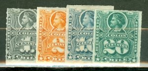 PS: Chile 20-21, 23-24 mint CV $78