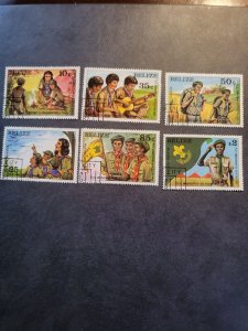 Stamps Belize 638-43 used