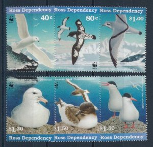 [113777] Ross Dependency New Zealand 1997 Birds v�gel oiseaux WWF tern  MNH