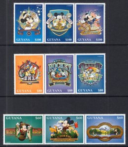 Guyana 3090-3092 Disney's MNH VF