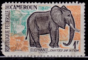 Cameroon, 1962, Postage, Animals, Elephant, 1fr, used