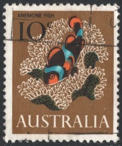 Australia SC#405 10¢ Anemone Fish (1966) Used