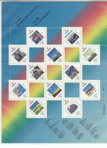 CANADA CANADA OUR HOME AND NATIVE LAND MNH S/SHEET PO FRESH