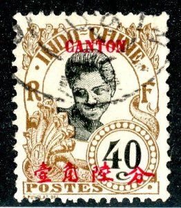 France- Offices in China Canton, Scott #58, Used