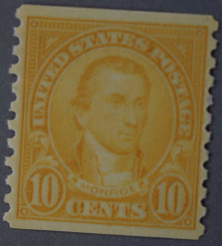 United States #603 10 Cent Monroe Coil MNH