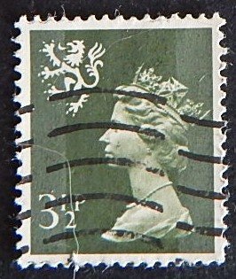 Queen, 3 1/2P, Great Britain (1402-T)