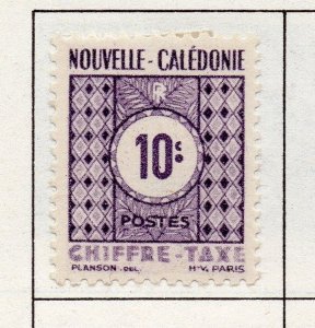 New Caledonia 1948-50 Early Issue Fine Mint Hinged 10c. 193595