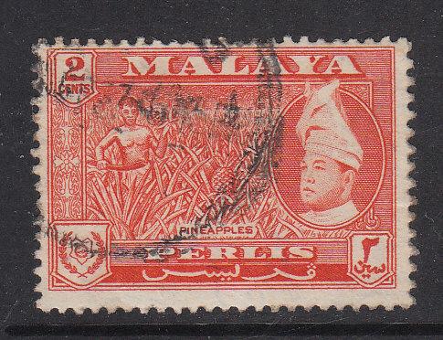 Malaya Perlis 1957 Sc 30 2c Used