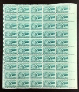 1019    Washington Territory Centennial   MNH 3 c  Sheet of 50  1953