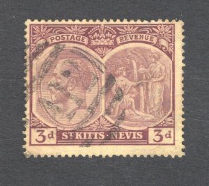 St. Kitts-Nevis, Scott #29   F/VF, Used, CV $12.00 ..... 6000014