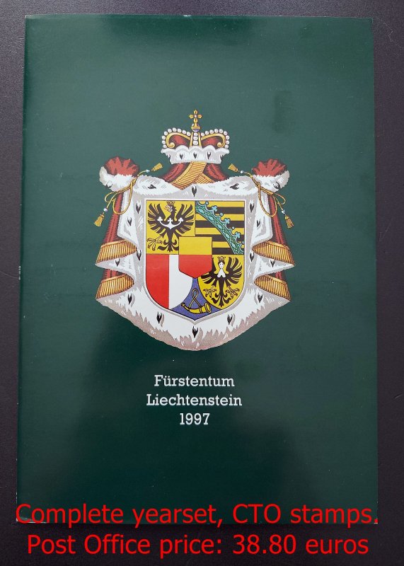 Liechtenstein complete yearset 1997, CTO stamps