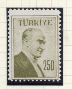 Turkey 1957-58 Early Issue Fine Mint Hinged 250p. NW-17672