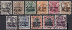 German Occupation of Poland #N6-16 Used