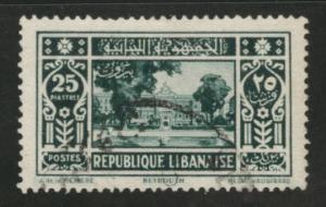 LEBANON Scott 132 used 1930 stamp CV$6