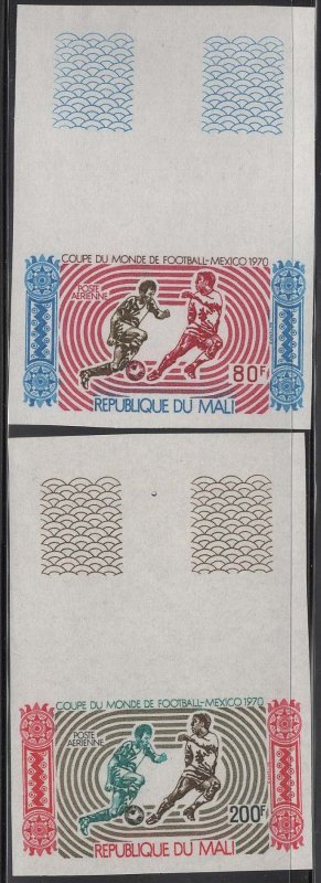Mali #C101-C102 (1970), MNH compl. set IMPERF