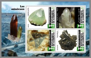 DJIBOUTI 2023 MNH IMPERF. Minerals M/S #401a