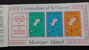 St Vincent 1976 Booklets x 7 Mint