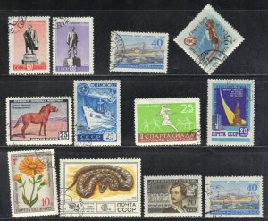 RUSSIA LOT #1    USED  1959-61   SEE SCAN